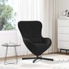 vidaXL Fauteuil œuf Noir 63 x 73 x 90 cm Velours