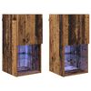 vidaXL Meubles TV muraux 2 pc Bois ancien Bois d'ing&eacute;nierie