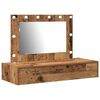 vidaXL Table de Toilette Marron 100 x 40 x 70 cm Bois d'ing&eacute;nierie