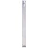 vidaXL Colonne &agrave; eau de jardin 80 cm acier inoxydable carr&eacute;