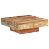 vidaXL Table basse 80x80x28 cm Bois de r&eacute;cup&eacute;ration massif