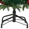 vidaXL Sapin de Noël artificiel avec pommes de pin et baies 150 cm