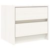 vidaXL Tables de chevet 2 pcs blanc 40x31x35,5 cm bois de pin massif