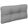 vidaXL Coussin de palette gris 80x40x12 cm tissu