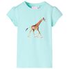 T-shirt pour enfants aqua clair 128