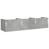 vidaXL Armoires murales 2pcs gris béton 75x18x16,5cm bois d'ingénierie
