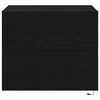 vidaXL Cabinet de chevet Ch&ecirc;ne noir 50 x 39 x 41 cm Bois d'ing&eacute;nierie
