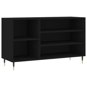 vidaXL Armoire &agrave; chaussures Noir 102x36x60 cm Bois d'ing&eacute;nierie