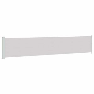 vidaXL Auvent lat&eacute;ral r&eacute;tractable de patio 117x600 cm Gris
