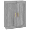 vidaXL Armoire murale sonoma gris 69,5x32,5x90 cm bois d'ingénierie