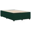 vidaXL Cadre de lit sans matelas vert fonc&eacute; 120x200 cm velours