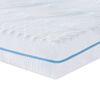 vidaXL Matelas Blanc 140 x 200 cm Tissu jacquard