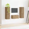 vidaXL Ensemble meuble TV 5 pcs Ch&ecirc;ne artisanal Bois d'ing&eacute;nierie