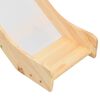 vidaXL Lit mezzanine d'enfants toboggan et échelle bois pin 97x208 cm