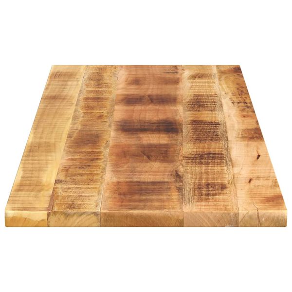 vidaXL Dessus de table rectangulaire bois massif de manguier brut