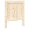 vidaXL T&ecirc;te de lit 90x104 cm bois massif de pin