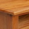 vidaXL MeubleTVd'Angle Naturel 79 x 40 x 46 cm Bois de Mahogany Massif