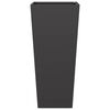 vidaXL Jardini&egrave;res 2 pcs noir 35x35x75 cm acier