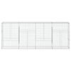 vidaXL Panier gabion avec couvercle 400x50x150 cm fer galvanis&eacute;
