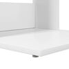 vidaXL Table d'appoint Blanc 40 x 38 x 62,5 cm Bois d'ing&eacute;nierie