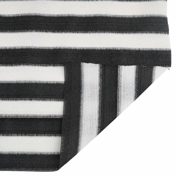 vidaXL Filet brise-vue anthracite et blanc 1,8x10 m PEHD 150 g/m&sup2;
