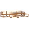 vidaXL Ensemble de canap&eacute;s d'ext&eacute;rieur 6 pc Naturel
