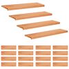 vidaXL Marches d'escalier 20 pi&egrave;ces 100 x 30 x 2 cm Vernis