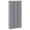 vidaXL Lits sur&eacute;lev&eacute;s en gabion 3 pcs 30x30x200 cm Fer