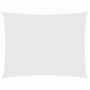 vidaXL Voile de parasol tissu oxford rectangulaire 3x6 m blanc