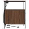 vidaXL Cabinet de chevet avec tiroir 2 pcs Ch&ecirc;ne brun 30 x 48 x 61 cm