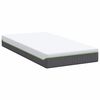 vidaXL Matelas Blanc et Gris 90 x 200 cm Tissu jacquard