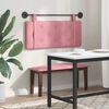 vidaXL T&ecirc;te de lit suspendue Rose 110 x 55 x 5 cm Velours