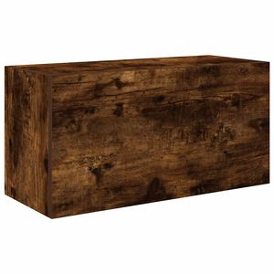 vidaXL Armoire murale de bain ch&ecirc;ne fum&eacute; 60x25x30 cm bois d'ing&eacute;nierie