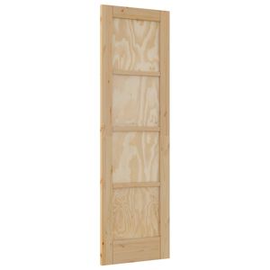 vidaXL Porte int&eacute;rieure Naturel 61 x 198,5 cm Contreplaqu&eacute;