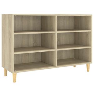 vidaXL Buffet ch&ecirc;ne sonoma 103,5x35x70 cm bois d'ing&eacute;nierie