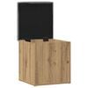 vidaXL Banc de rangement chêne artisanal 42x42x45 cm bois d'ingénierie