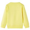 Sweat-shirt pour enfants jaune clair 92