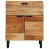 vidaXL Cabinet de chevet Marron 50 x 33 x 60 cm Bois d'acacia massif