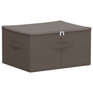 vidaXL Bo&icirc;te de rangement Tissu intiss&eacute; 43 x 34 x 23 cm 33,6 L Gris