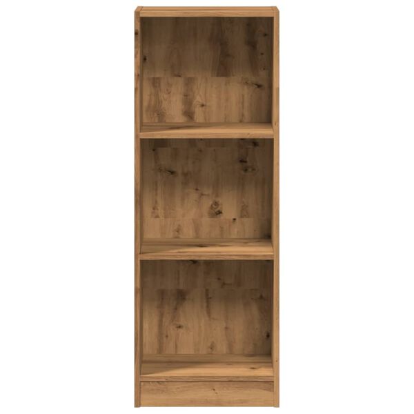 vidaXL Bibliothèque chêne artisanal 40x24x109 cm bois d'ingénierie