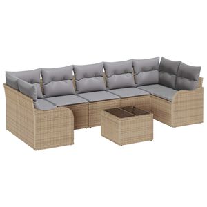 vidaXL Ensemble de canap&eacute; de jardin 8 pc 7-Nombre de places