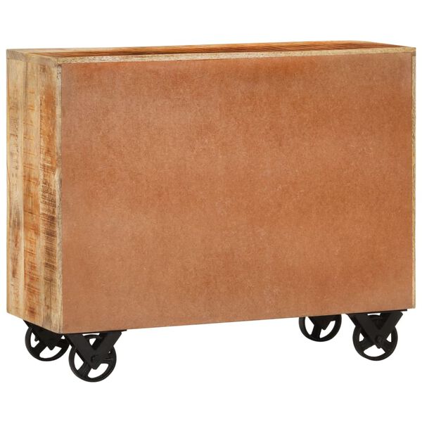 vidaXL Buffet avec 3 tiroirs 80x30x65 cm bois de manguier brut massif