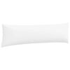 vidaXL Coussins de canapé 2 pcs Blanc 145 x 40 cm tissu