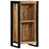 vidaXL Cabinet de Chevet avec étagère Marron Bois de manguier massif