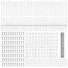 vidaXL Cl&ocirc;ture avec poteau Argent&eacute; 1 x 100 m Acier