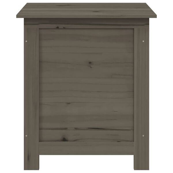 vidaXL Boîte à coussins d'extérieur Anthracite 50x50x56cm Sapin massif