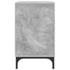 vidaXL Cabinet de chevet avec tiroir 2 pcs Gris b&eacute;ton 49 x 36 x 61 cm