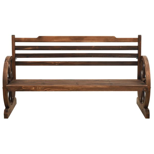 vidaXL Banc de jardin 142 cm Bois de sapin massif
