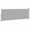 vidaXL Auvent lat&eacute;ral r&eacute;tractable 160 x 500 cm Gris