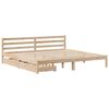 vidaXL Cadre de lit sans matelas 200x200 cm bois massif de pin